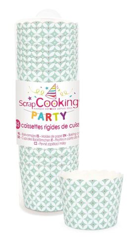 Caissettes De Cuisson Rigide Rosaces 25 P.