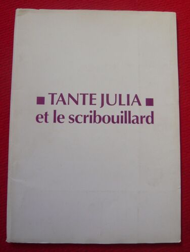 Dossier De Presse De Tante Julia Et Le Scribouillard (1990)  