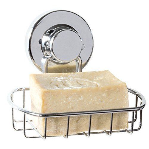 Gelco 707478 Porte-Savon À Ventouse Métal Chromé/Abs Chrome 11,5 X 13,5 X 15 Cm