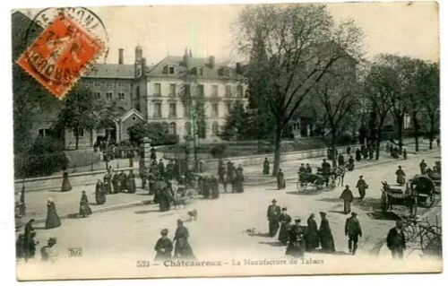 Carte Postale Ancienne - La Manufacture De Tabacs - Châteauroux - Indre - 36