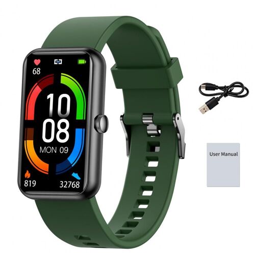 Montre intelligente étanche IP68, longue durée de veille, contrôle tactile, plusieurs modes de sport, fréquence cardiaque, surveillance de la pression artérielle, montre de sport