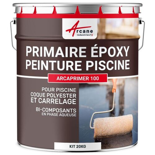 Primaire epoxy transparente béton métal carrelage ARCAPRIMER100 kit de 20 kg : jusqu'à 100 m²