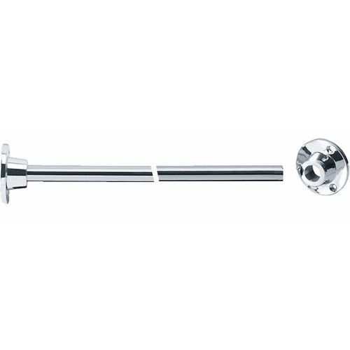 Porte rideaux droit extensible laiton chromé PELLET ASC