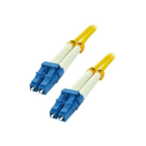 MCL - Cordon de raccordement - mode unique LC (M) pour mode unique LC (M) - 2 m - 2 m - fibre optique - duplex - 9 / 125 micromètres - OS2 - sans halogène, débit de transfert de données jusqu'à...
