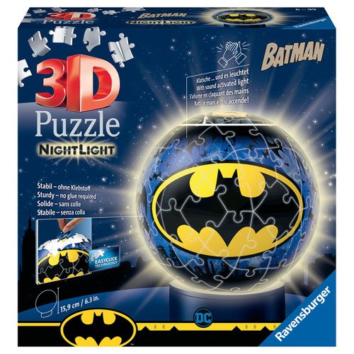 Puzzle Puzzle 3d Rond 72 P Illuminé - Batman