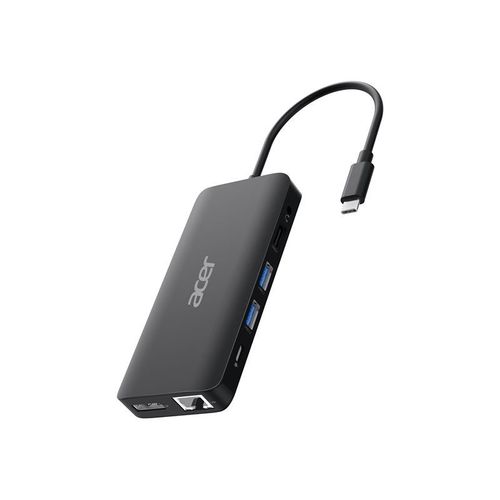 Acer 12-in-1 Type-C Dongle - Station d'accueil - USB-C - 2 x HDMI, DP - 1GbE