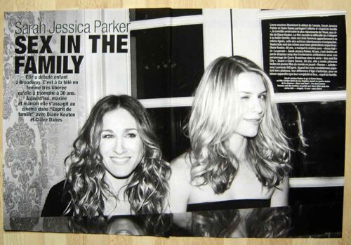 Paris Match N°2955, Coupure De Presse, Sarah Jessica Parker, Diane Keaton, Claire Danes