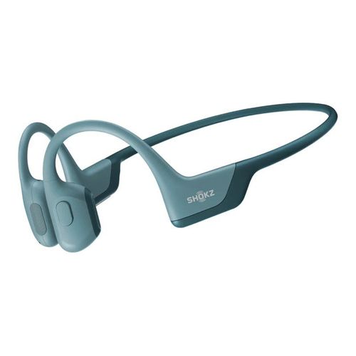 SHOKZ OpenRun Pro - Casque sport sans fil à conduction osseuse - Bleu