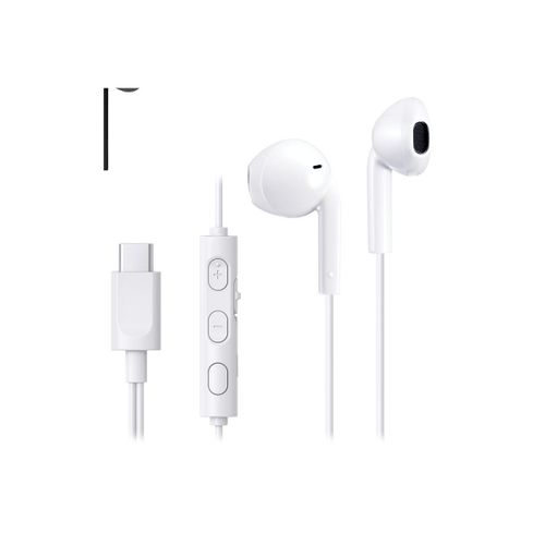 JVC HA-FR17UC - Écouteurs avec micro - intra-auriculaire - filaire - USB-C - blanc
