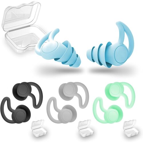 Bouchons D'oreille De Natation Pour Adultes,4 Paires De Bouchons D'oreille En Silicone Doux Et Étanches,Parfaits Pour Surf,Piscine Et Douche 
