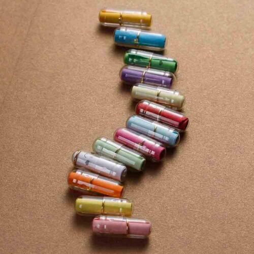 Bouteille De Souhait Transparente, 25 Pièces, Enveloppe De Capsule En Papier Vierge De Lettre De Pilule D'amour
