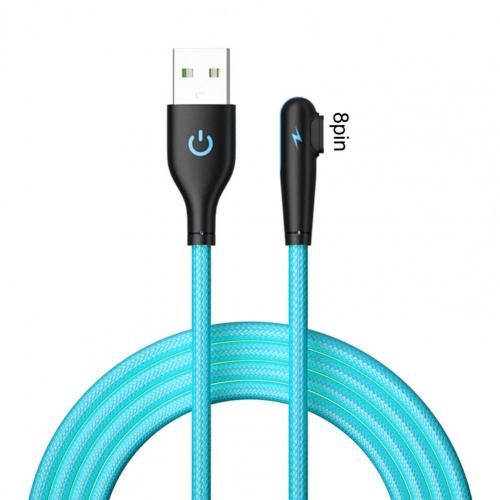 Câble De Chargement Micro Pour Redmi 7, 4x, Lg, Android, Coude À 90 Degrés, En Nylon Tressé, 3a, Chargeur De Données Usb Rapide, 2021