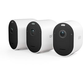 ARLO Modèle du produit : Pack de 3 cameras de surveillance connectees interieure-exterieure Pro 2K+ Spotlight Blanc