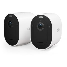 ARLO Modèle : Pack de 2 cameras de surveillance connectées intérieure-extérieure Pro 2K+ Spotlight Blanc