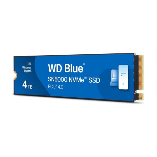 WD Blue SN5000 WDS400T4B0E-00BKY0 - SSD - 4 To - interne - M.2 2280 - PCIe 4.0 x4 (NVMe)