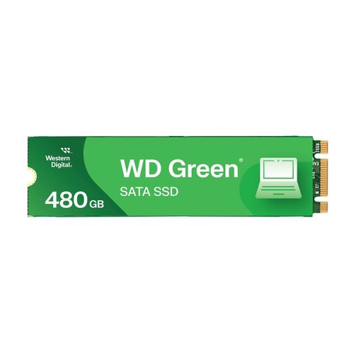 WD Green WDS480G3G0B-00BJF0 - SSD - 480 Go - interne - M.2 2280 - SATA 6Gb/s