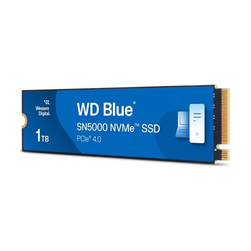 WD Blue SN5000 WDS100T4B0E-00CNZ0 1To Disque dur interne PCI Express 4.0 x4 (NVMe)