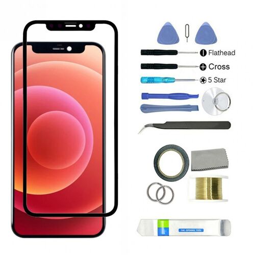Outil De Remplacement De Lentille D'Écran Tactile En Verre Avant, Pour Iphone 12/Mini/Pro Max, Pièces De Téléphone Portable, Outils De Réparation De Téléphone