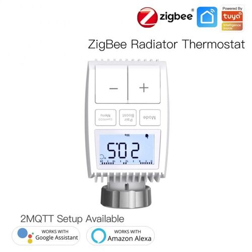 Vanne D'actionneur De Radiateur, Thermostat Intelligent, Contrôleur De Température, Capteur Externe Trv, Commande Vocale Alexa