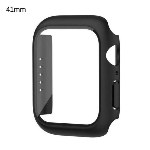 Film Hydrogel À Surface Incurvée, Verre + Pc Intégré, Iwatch, Pour Apple Watch Série 7, 7e Génération, 41/45mm