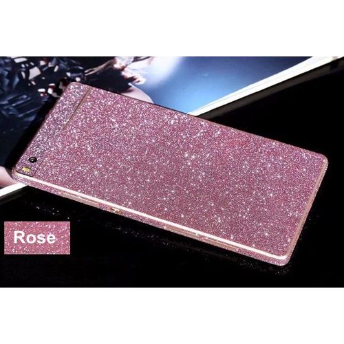 Sticker Rose Pink Huawei P9 Fullbody Bling Diamond Strass Luxe Autocollant