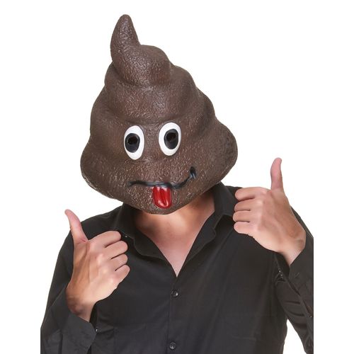 Masque En Latex Caca Adulte Taille Unique