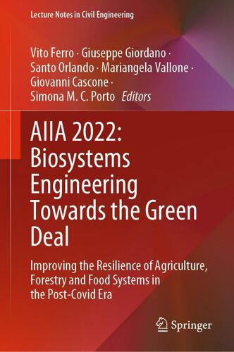 Aiia 2022: Biosystems Engineering Towards The Green Deal