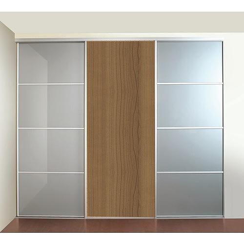 Système porte coulissante Esprit P300-19-vantail 80 kg-argent SEED