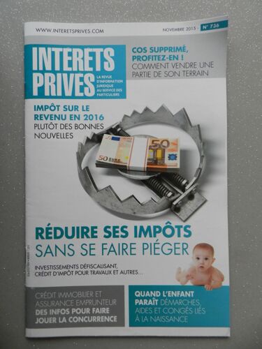 Intérets Privés Novembre 2015 - 736 