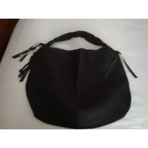 Sac À Main Tissu Noir Agnès B