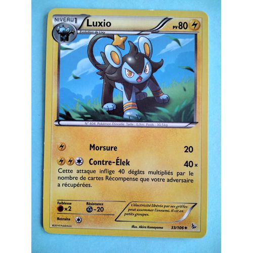 Carte Pokémon N° 404 Luxio