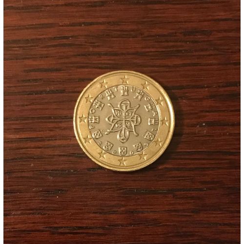 Piece Rare 1 Euro 2009 Portugal Gravée