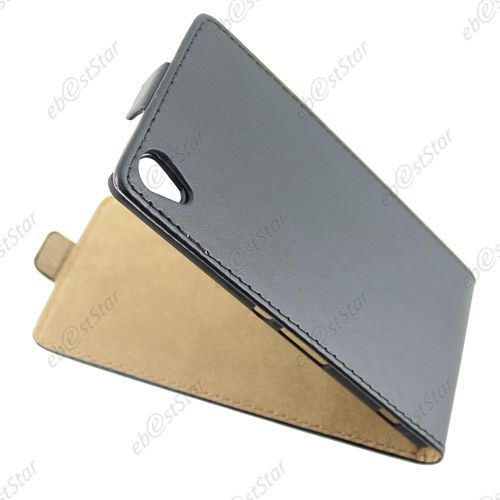 Ebeststar ®  Film Protection Écran En Verre Trempé + Etui En Pu Cuir Clapet Ultra Fine Housse Coque Pour Sony Xperia Xa, Xa Dual, Couleur Noir