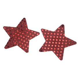 Cache-Tétons Adhésifs Pour Femmes, 5 Pièces, Rouges, Sexy, Étoiles, Autocollants Pour Seins, Pâte À Lait Jetable