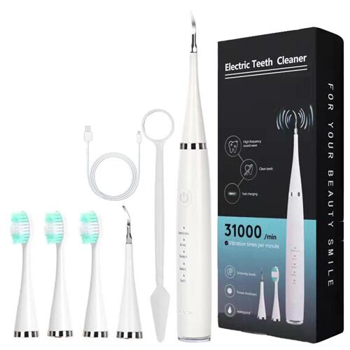 Unisexe Electric Tooth Cleaning Instrument Portable Tooth Beauty Cleaner Produit De Soins Bucco-Dentaires