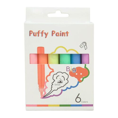3d Moelleux Moussant Popcorn Stylos Chaleur Expansion Coloré Art Peinture Stylo Pour Garçons Filles Enfants