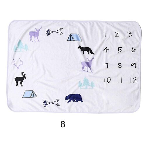 Bébé Photographie Couverture Accessoires Mensuel Bébé Milestone Couverture Pour Nouveau-Né