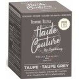 Teinture textile gris taupe colorant + sel + fixateur HAUTE COUTURE LIGHTNING