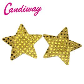 Cache-Tétons Adhésifs Pour Femmes, Rouge, Sexy, Étoiles, Autocollants Pour Seins, Pâte De Lait Jetable, Anti-Vide De La Poitrine