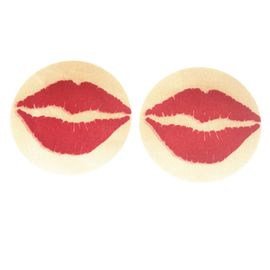 Cache-Tétons Adhésifs Pour Femmes, 5 Pièces, Lèvres Rouges, Sexy, Pour Flirt, Tampons Autocollants Pour Seins, Lait Jetable