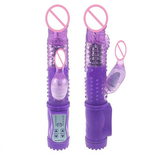 Vibromasseur En Silicone Pour Femme Et Adulte, Jouet Sexuel À 12 Vitesses, Massage, Point G, Rotation, Étanche