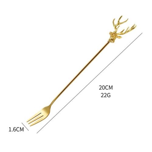 Cuillère À Café À Long Manche, Gadgets De Cuisine, Assiette À Thé Au Lait, Fourchette À Dessert, Cuillère À Glace, Ménage, 2023 Wapiti