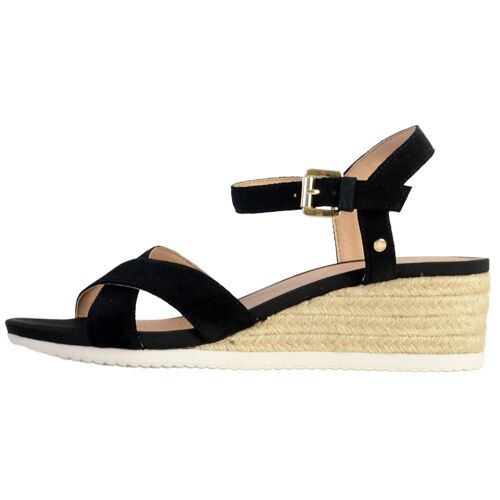 Sandale Compens?e Cuir Geox Ischia D02hhc 00022