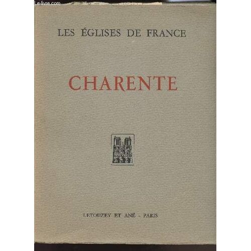 Les Eglises De France - Charente