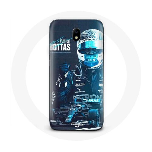 Coque pour Samsung Galaxy J5 2017 Formule 1 Valtteri Bottas Pilote de F1 Noir