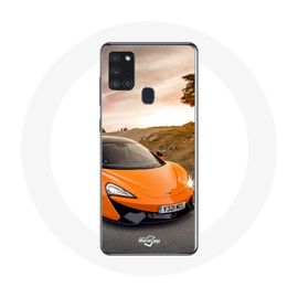 Coque Samsung Galaxy A21s Formule 1 Mclaren F1 Orange