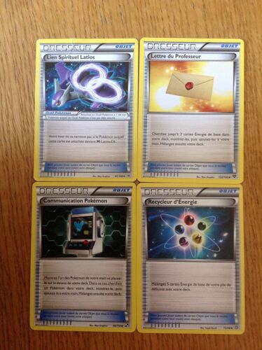Lettre Du Professeur + Lien Spirituel Latios + Communication Pokemon + Recycleur D'énergie (Pokemon)