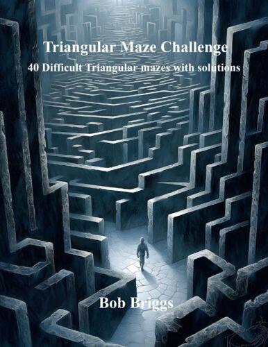 Triangular Maze Challenge: 40 Difficult Triangular Mazes With Solutions