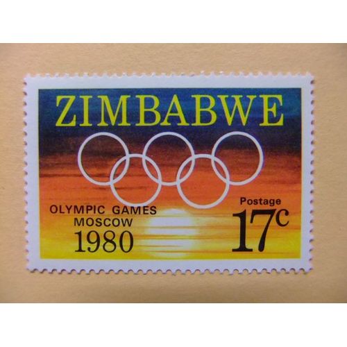 Zimbabwe 1980 Juegos Olimpicos Moscu Yvert Nº 16 ** Mnh