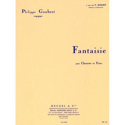 Fantaisie Clarinette,  Piano